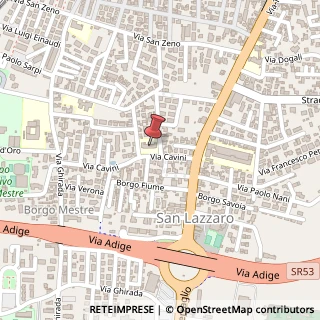Mappa Via Cavini, 20, 31100 Treviso, Treviso (Veneto)
