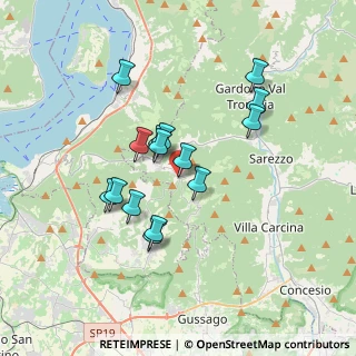 Mappa Via Ome, 25060 Polaveno BS, Italia (2.976)