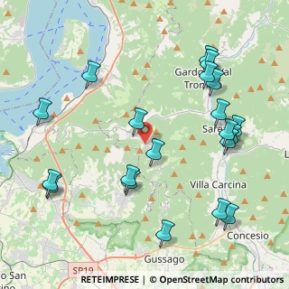 Mappa Via Ome, 25060 Polaveno BS, Italia (4.833)