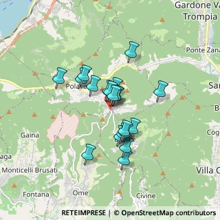 Mappa Via Ome, 25060 Polaveno BS, Italia (1.252)