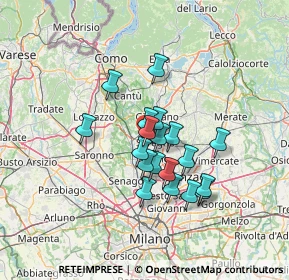 Mappa Via Villafranca, 20821 Meda MB, Italia (10.29842)