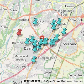 Mappa Via Zelasco Giovanni e Rodolfo, 24044 Dalmine BG, Italia (1.415)