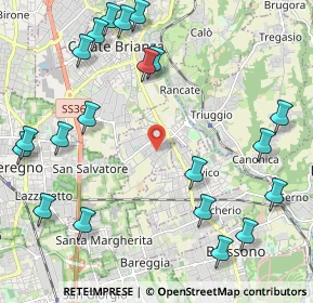 Mappa Via Trieste, 20847 Albiate MB, Italia (2.7185)