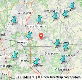 Mappa Via Trieste, 20847 Albiate MB, Italia (4.99909)