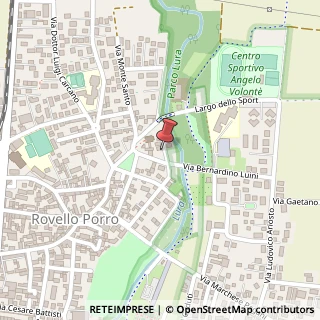 Mappa Via Guglielmo Marconi, 25, 22070 Rovello Porro, Como (Lombardia)