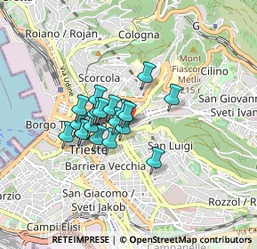 Mappa Via Ireneo della Croce, 34126 Trieste TS, Italia (0.5765)