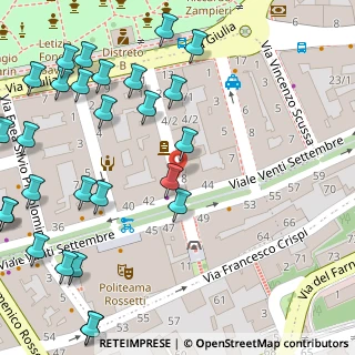 Mappa Via Ireneo della Croce, 34126 Trieste TS, Italia (0.08571)