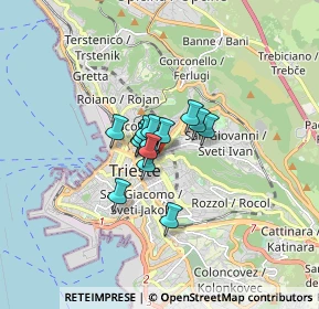 Mappa Via Ireneo della Croce, 34126 Trieste TS, Italia (0.796)