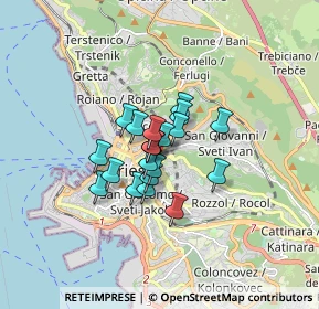 Mappa Via Ireneo della Croce, 34126 Trieste TS, Italia (0.996)