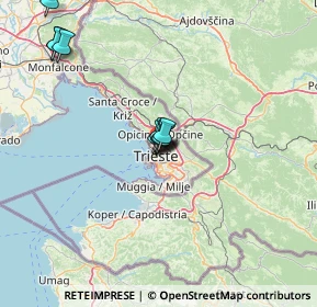 Mappa Via Ireneo della Croce, 34126 Trieste TS, Italia (19.55571)