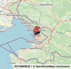 Mappa Via Ireneo della Croce, 34126 Trieste TS, Italia (27.41385)
