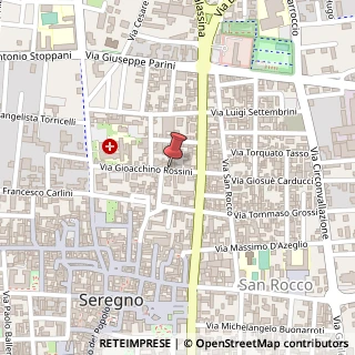 Mappa Via Gioacchino Rossini, 41, 20831 Seregno, Monza e Brianza (Lombardia)