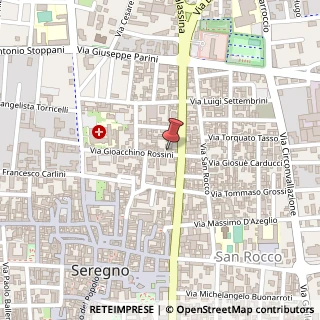 Mappa Via Gioacchino Rossini, 63, 20831 Seregno, Monza e Brianza (Lombardia)