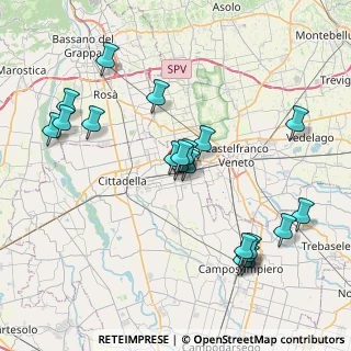Mappa Via Torino, 35018 San Martino di Lupari PD, Italia (8.201)