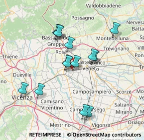 Mappa Via Montello, 35019 Tombolo PD, Italia (13.26571)