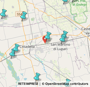 Mappa Via Montello, 35019 Tombolo PD, Italia (6.67333)