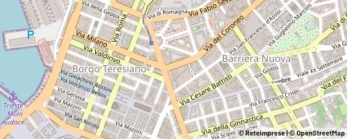 Mappa Trieste