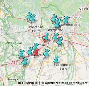 Mappa Via Vaglietta, 24044 Dalmine BG, Italia (6.77882)