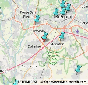 Mappa Via Vaglietta, 24044 Dalmine BG, Italia (6.1975)