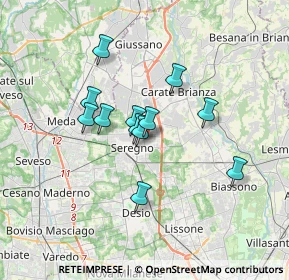 Mappa Viale Circonvallazione, 20841 Seregno MB, Italia (2.59417)