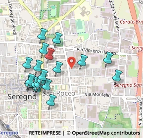 Mappa Via Guido Gozzano, 20831 Seregno MB, Italia (0.5065)