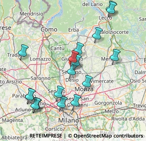 Mappa Viale Circonvallazione, 20841 Seregno MB, Italia (16.34059)