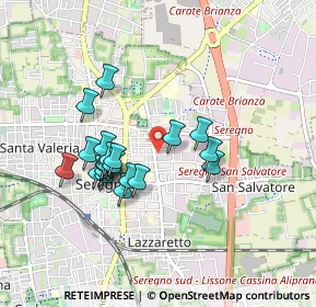 Mappa Via Guido Gozzano, 20831 Seregno MB, Italia (0.7565)