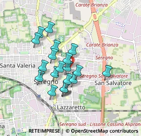 Mappa Via Guido Gozzano, 20831 Seregno MB, Italia (0.7015)