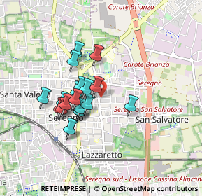 Mappa Viale Circonvallazione, 20841 Seregno MB, Italia (0.7025)