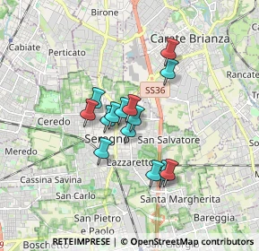 Mappa Via Guido Gozzano, 20831 Seregno MB, Italia (1.18)