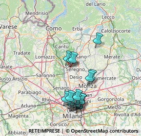 Mappa Via Meredo, 20831 Seveso MB, Italia (14.803)