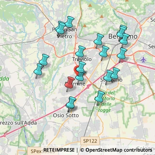 Mappa Via Alfani, 24044 Dalmine BG, Italia (3.8525)