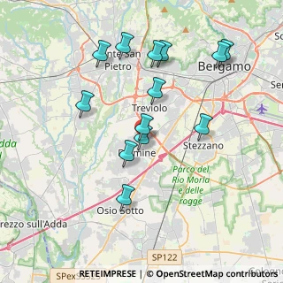 Mappa Via Dante, 24044 Dalmine BG, Italia (3.75231)