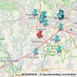 Mappa Via Alfani, 24044 Dalmine BG, Italia (4.9355)