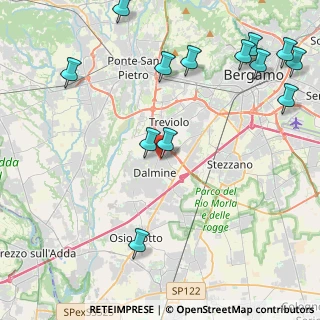 Mappa Via Sforza, 24044 Dalmine BG, Italia (5.54385)