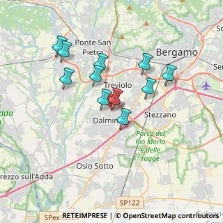 Mappa Via Dante, 24044 Dalmine BG, Italia (3.09364)