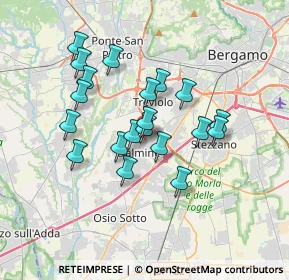 Mappa Via Sforza, 24044 Dalmine BG, Italia (2.9265)