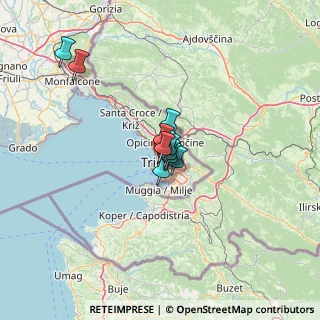 Mappa Via Valdirivo, 34133 Trieste TS, Italia (6.52583)