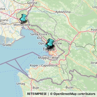 Mappa Via Valdirivo, 34133 Trieste TS, Italia (7.87643)