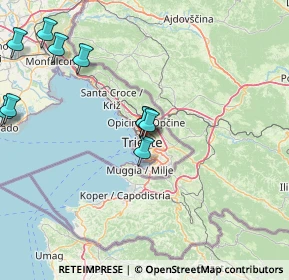 Mappa Via Enea Silvio Piccolomini, 34126 Trieste TS, Italia (21.2975)
