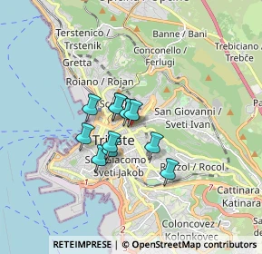 Mappa Via Enea Silvio Piccolomini, 34126 Trieste TS, Italia (1.07364)