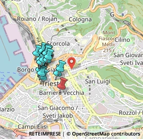 Mappa Via Enea Silvio Piccolomini, 34126 Trieste TS, Italia (0.7985)