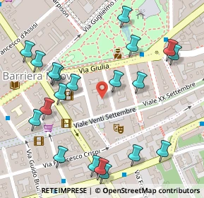 Mappa Via Raffaele Zovenzoni, 34126 Trieste TS, Italia (0.152)