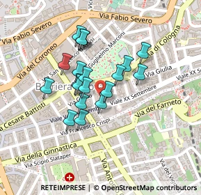 Mappa Via Enea Silvio Piccolomini, 34126 Trieste TS, Italia (0.17)