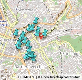 Mappa Via Raffaele Zovenzoni, 34126 Trieste TS, Italia (0.446)
