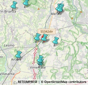 Mappa Via Enrico Berlinguer, 20866 Carnate MB, Italia (4.51909)