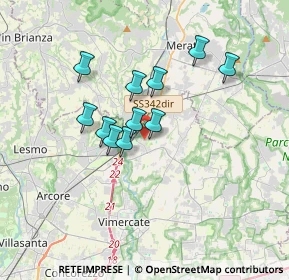 Mappa Via Enrico Berlinguer, 20866 Carnate MB, Italia (2.67)