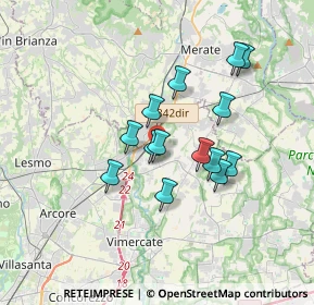 Mappa Via Enrico Berlinguer, 20866 Carnate MB, Italia (2.80286)