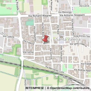 Mappa Via Cadore, 45, 20831 Seregno, Monza e Brianza (Lombardia)
