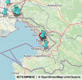 Mappa Via di Torre Bianca, 34134 Trieste TS, Italia (29.94737)